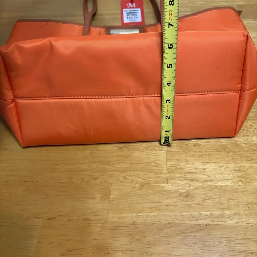 Montana West Purse Carry Tote Handbag Zip Orange‎ F5